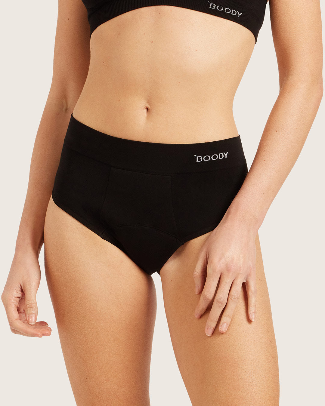 Period & Leak Proof - Full Briefs - Overnight - Black