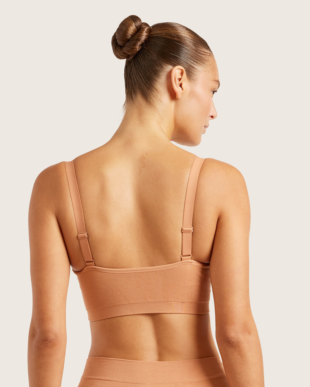Full Bust Wireless Bra - Dune