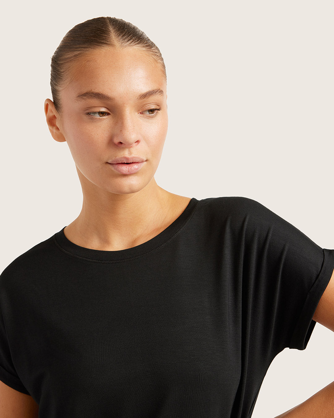 Downtime Lounge Top - Black