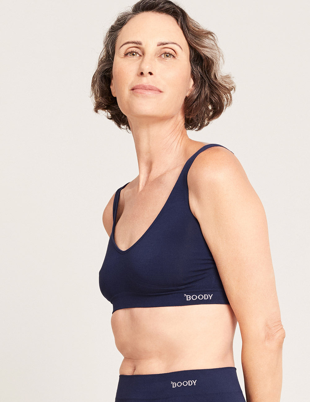 Seamfree Crop Bra - Navy