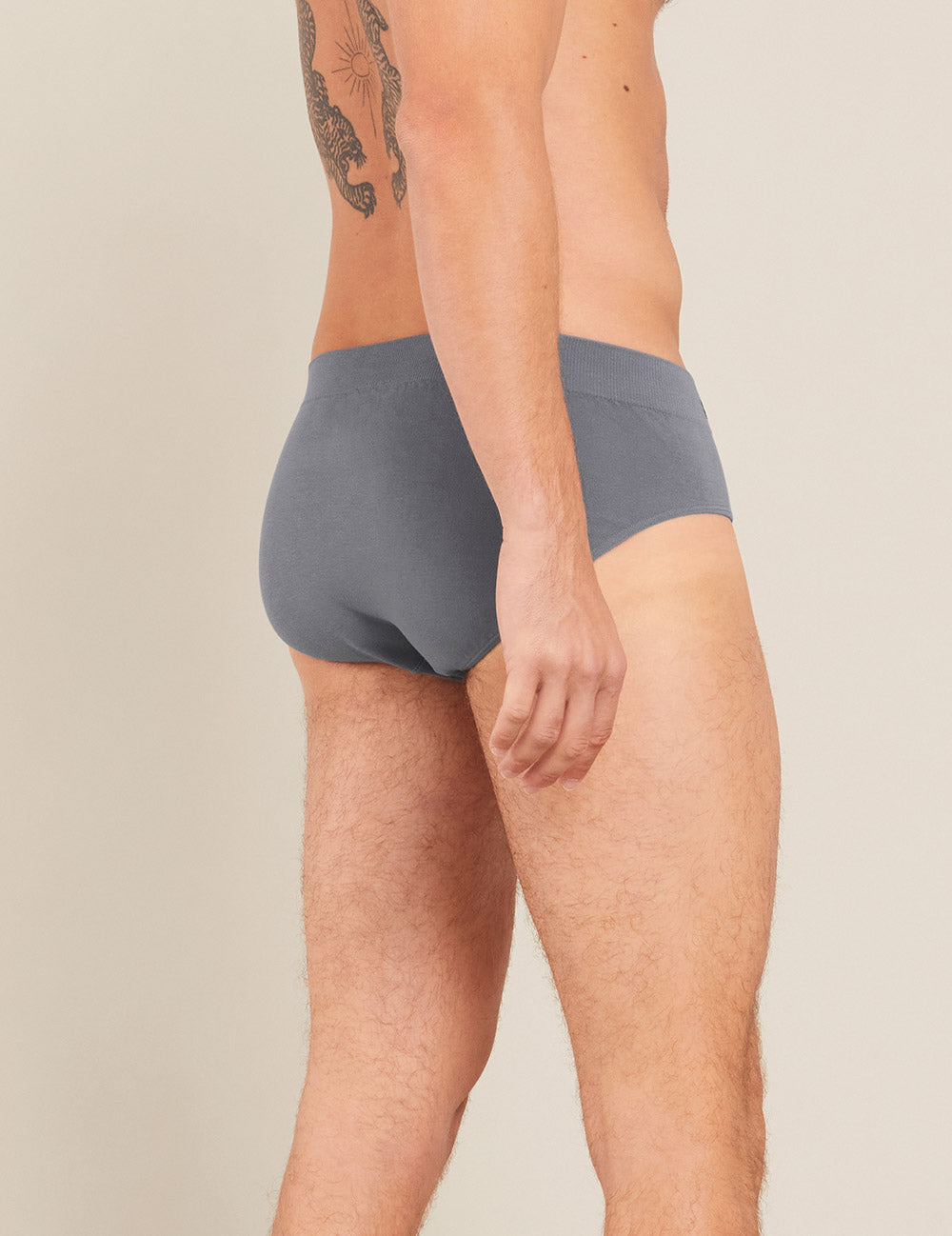 Men's Seamfree Briefs - Charcoal