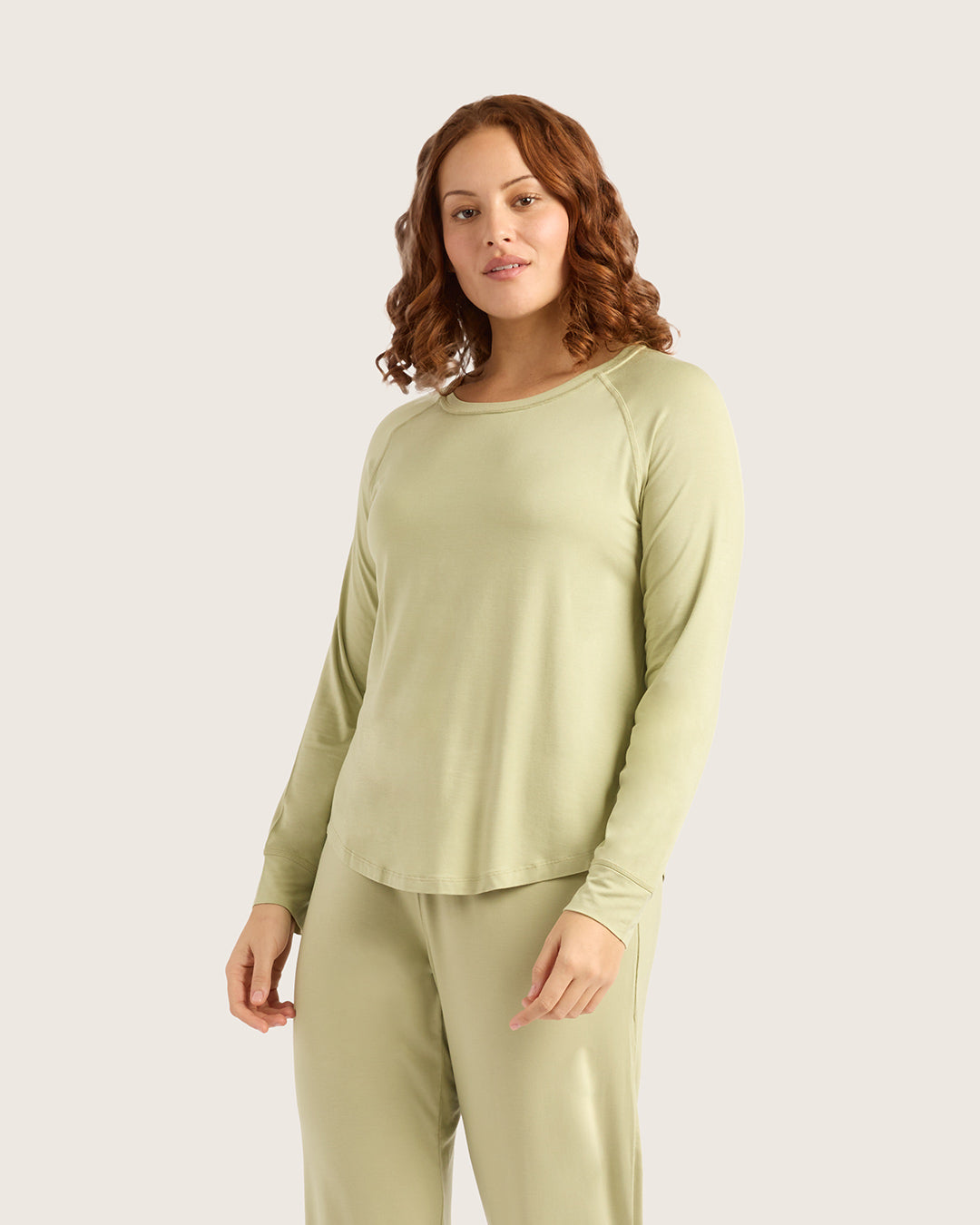Goodnight Raglan Sleep Top - Sage