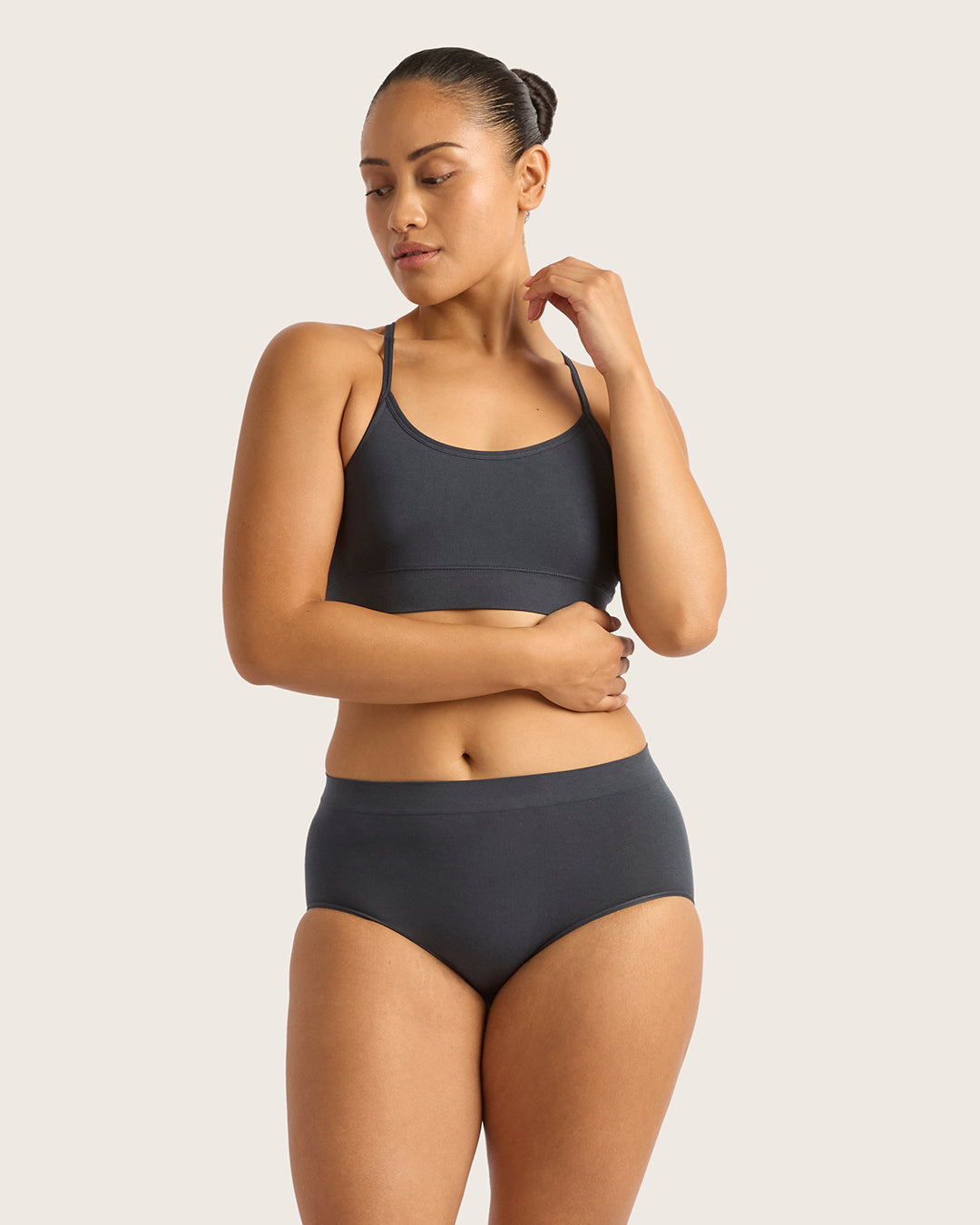 LYOLYTE Full Low Leg Briefs - Storm