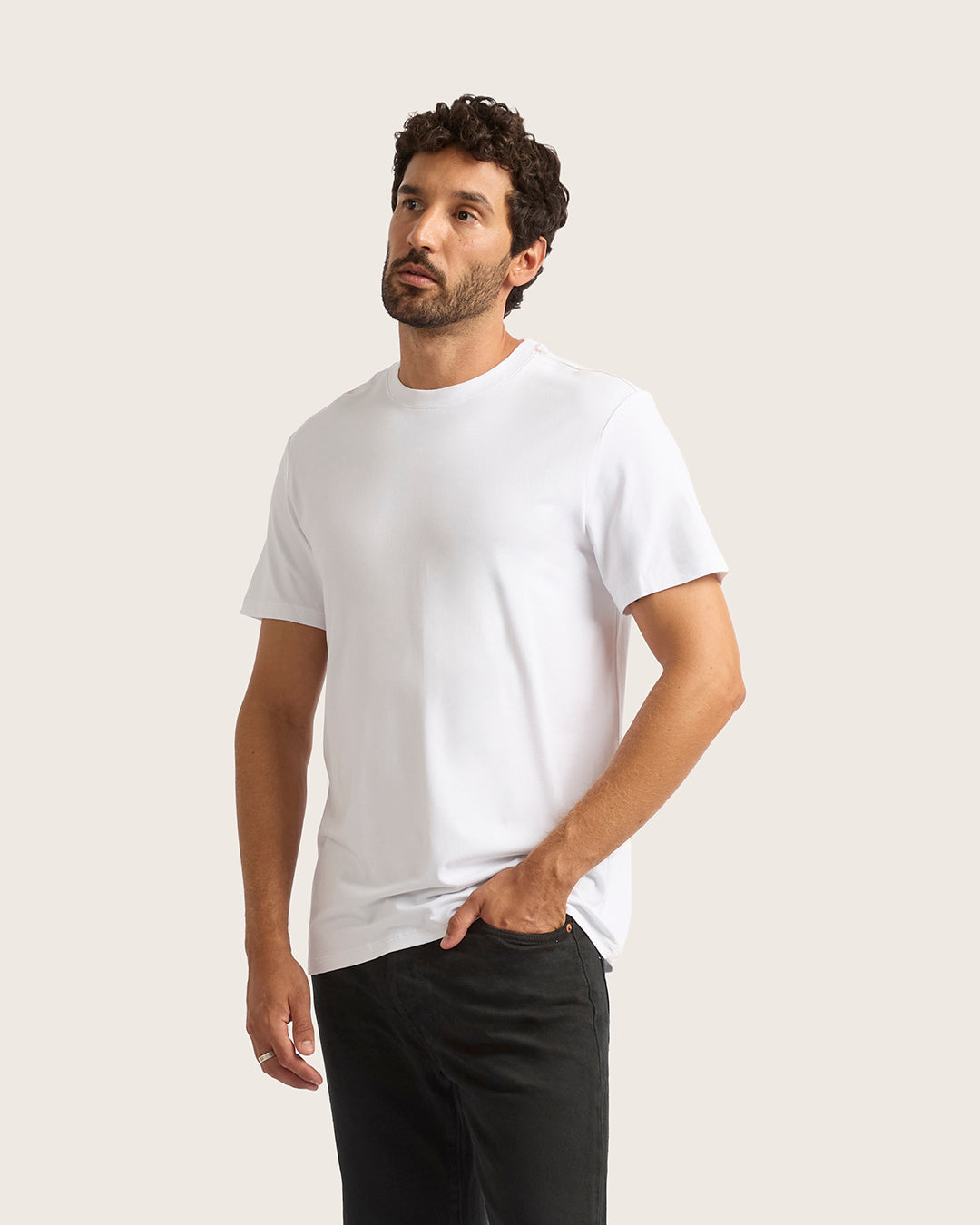 Men's Classic Crew Neck T-Shirt - White