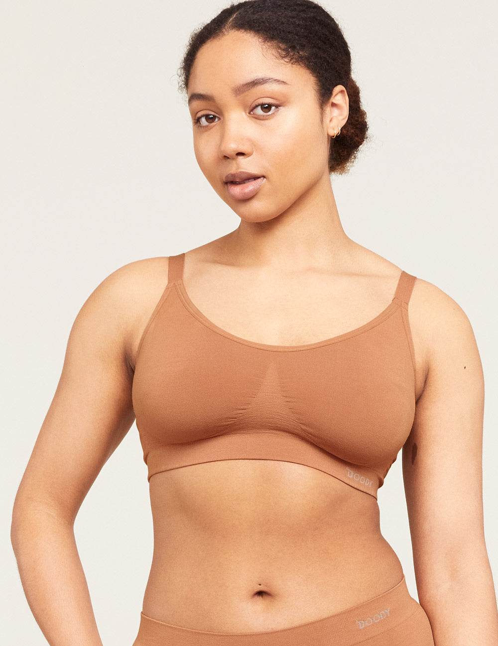 Full Bust Wireless Bra - Dune