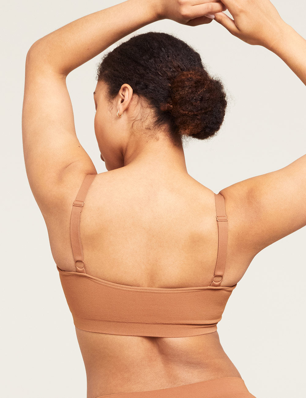 Full Bust Wireless Bra - Dune