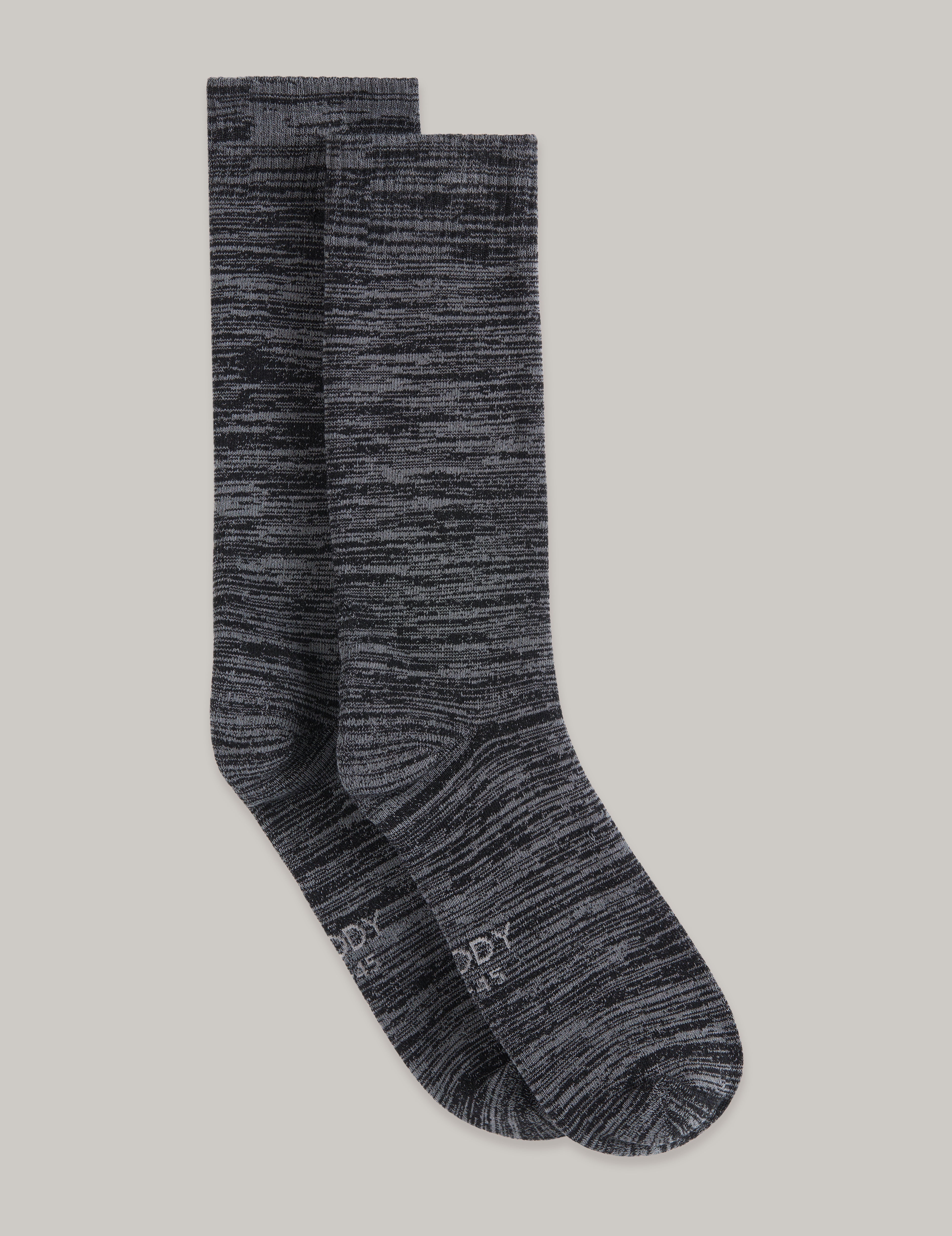 Crew Boot Socks - Dark Grey Marl