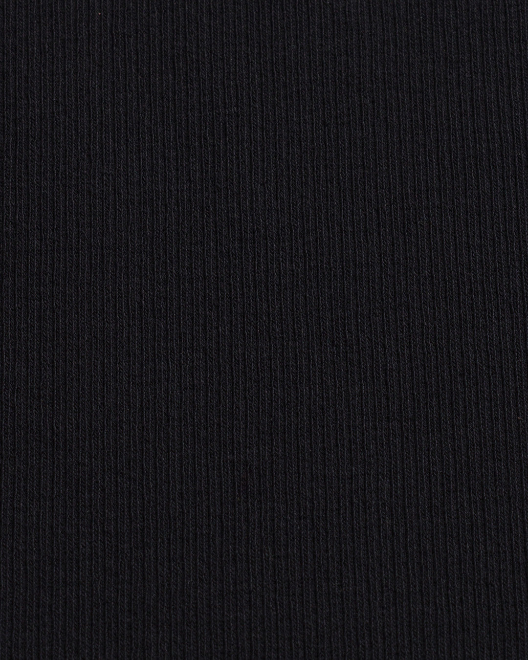 Ribbed Square Neck Bodysuit - Black