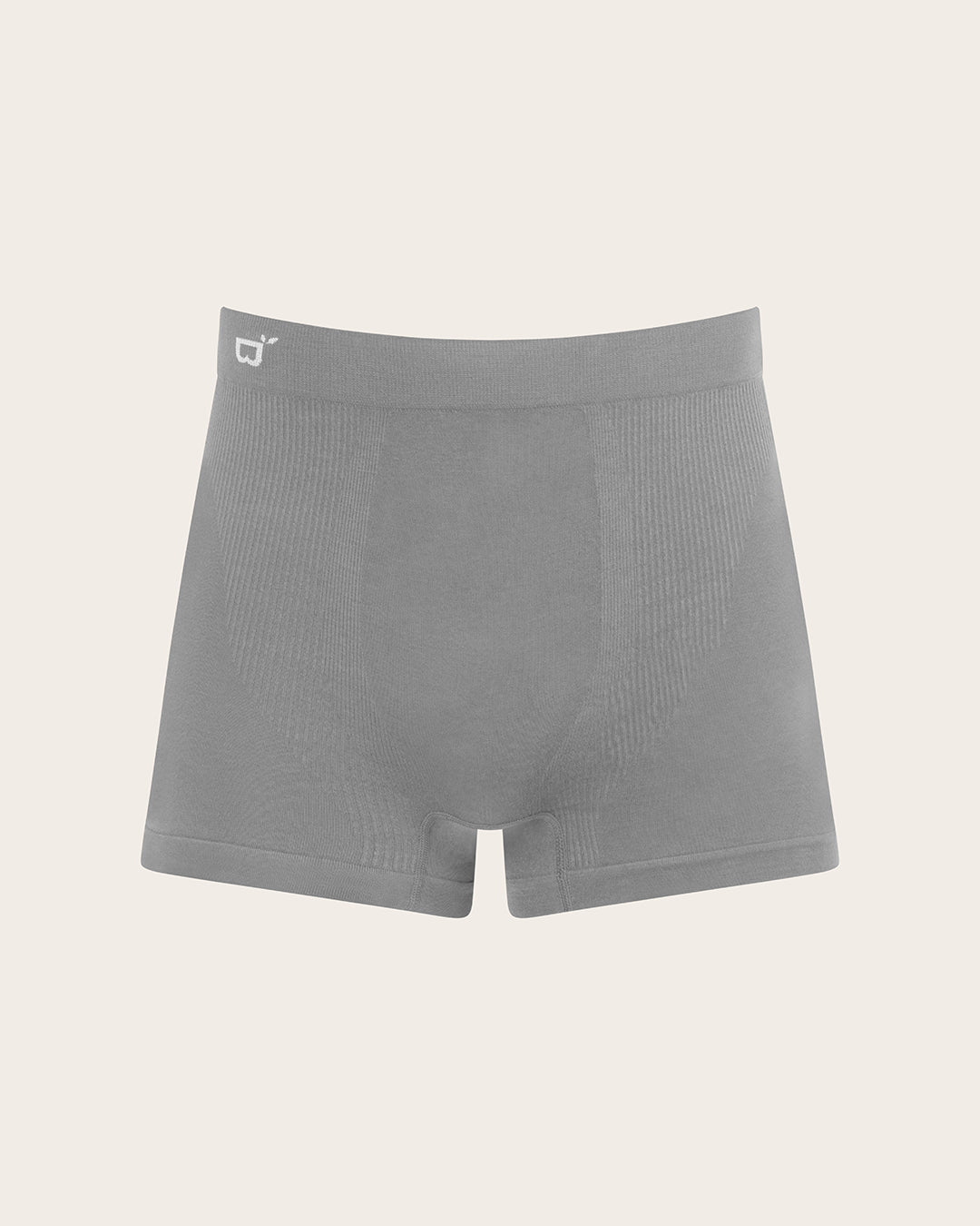 Men's Seamfree Boxer Briefs - Light Grey Marl