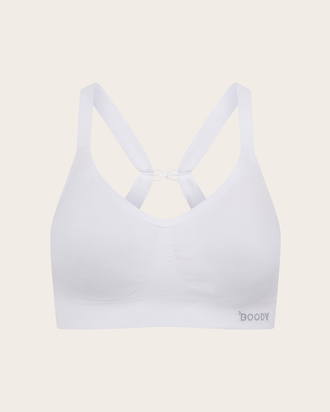 Wireless Full Bust T-Shirt Bra - White