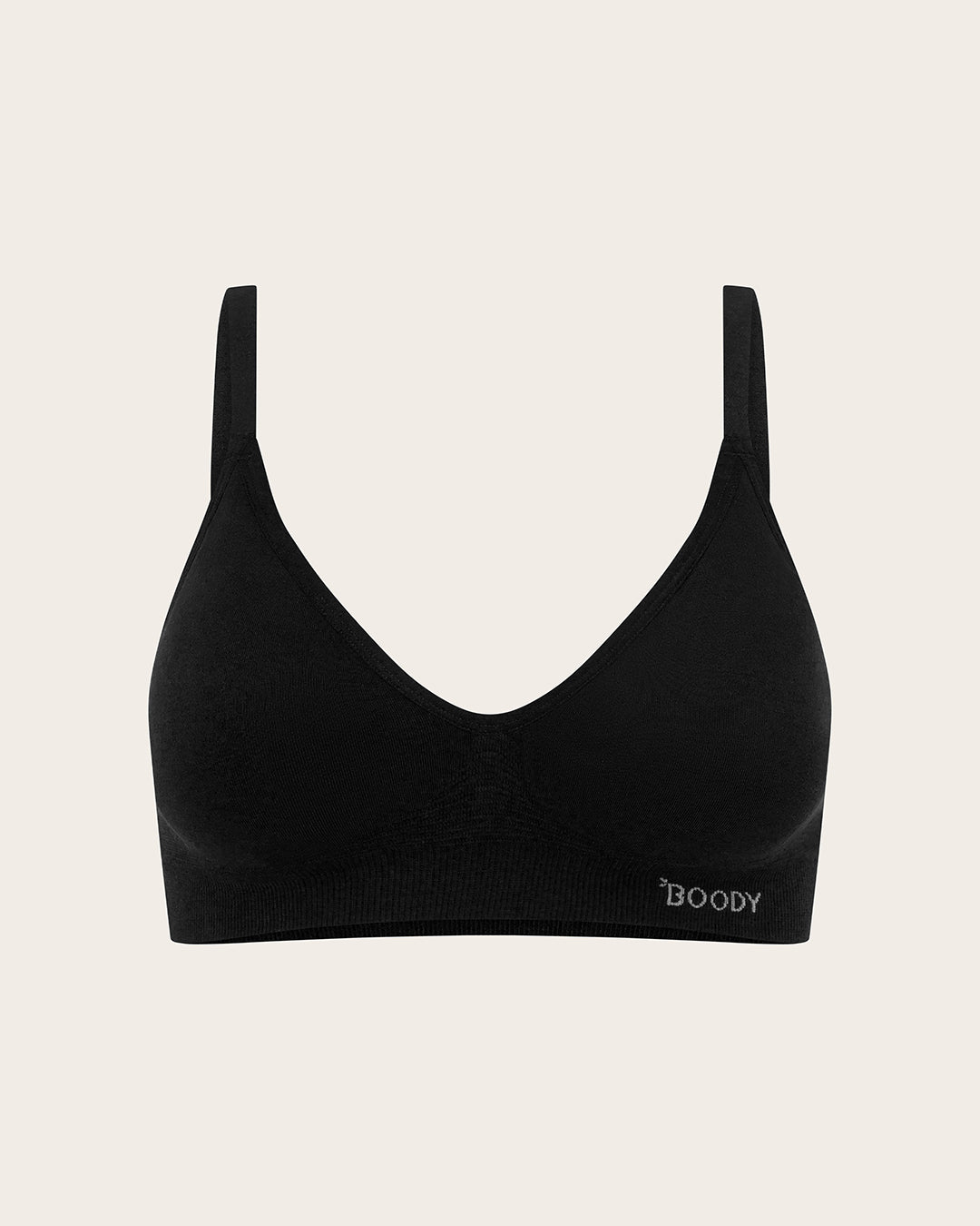 Wireless T-Shirt Bra - Black