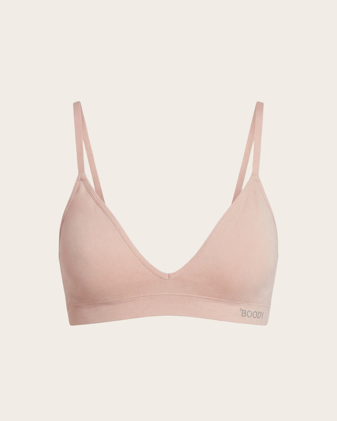 Wireless T-Shirt Bralette - Shell