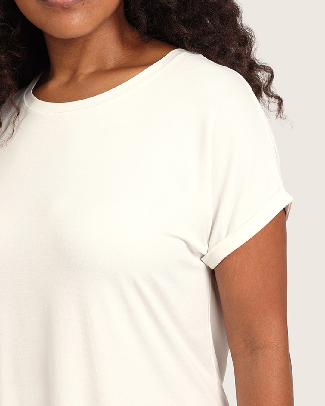 Downtime Lounge Top - Natural White