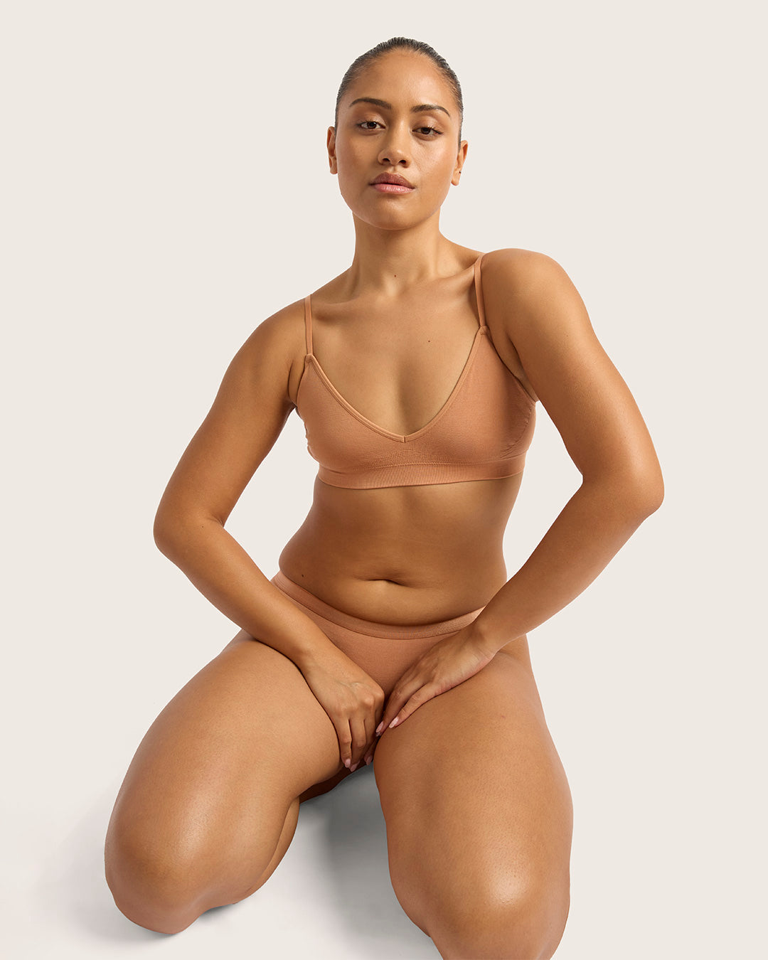 LYOLYTE Triangle Bralette - Dune