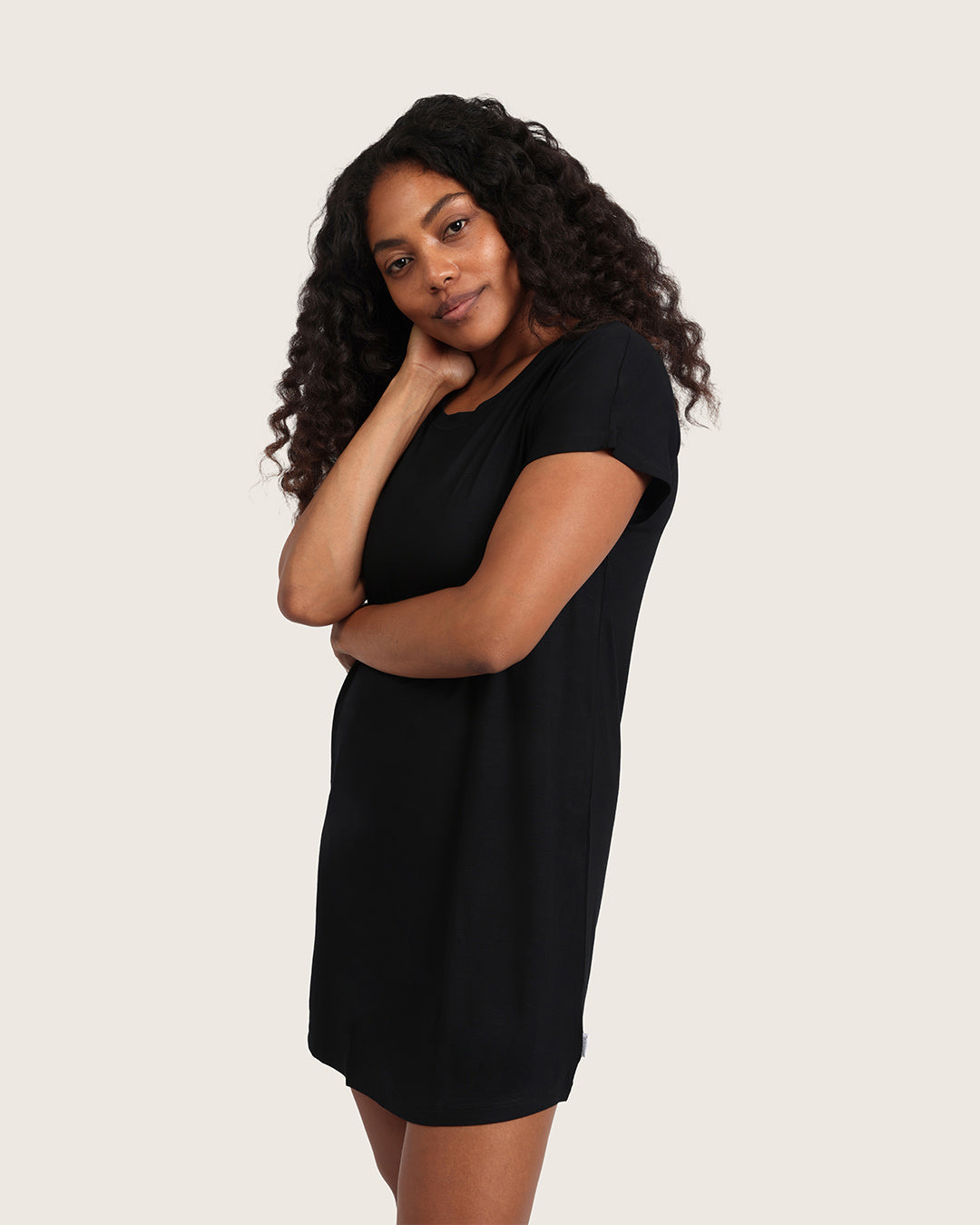 Goodnight Nightdress - Black