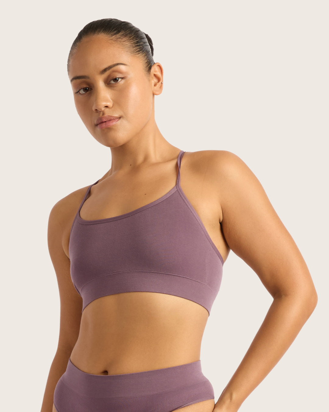 LYOLYTE Racerback Bralette - Wisteria