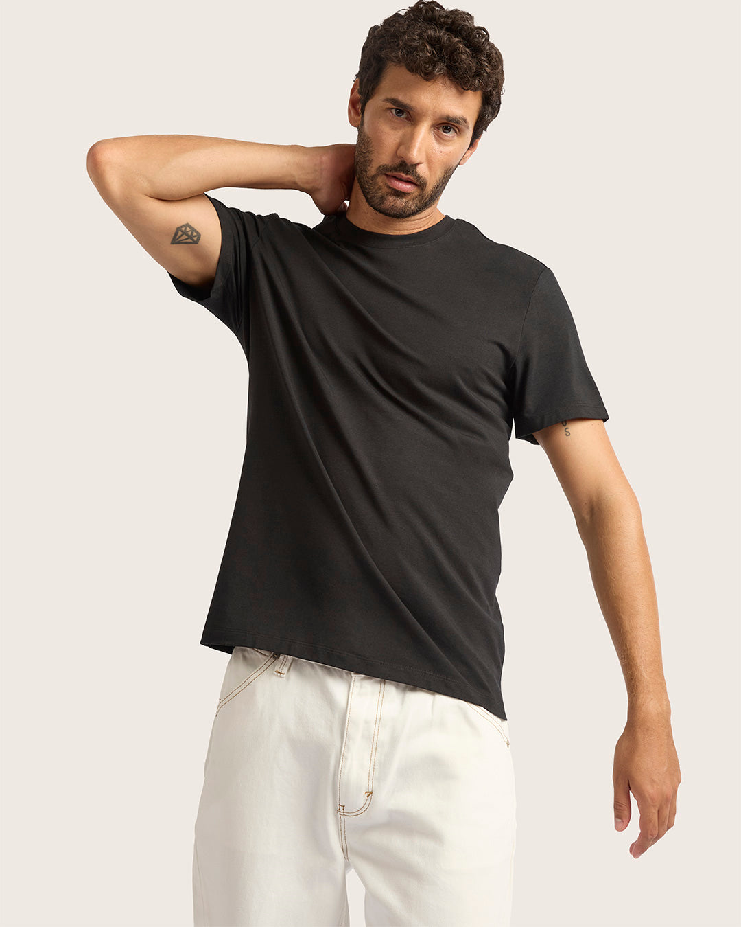 Men's Classic Crew Neck T-Shirt - Black