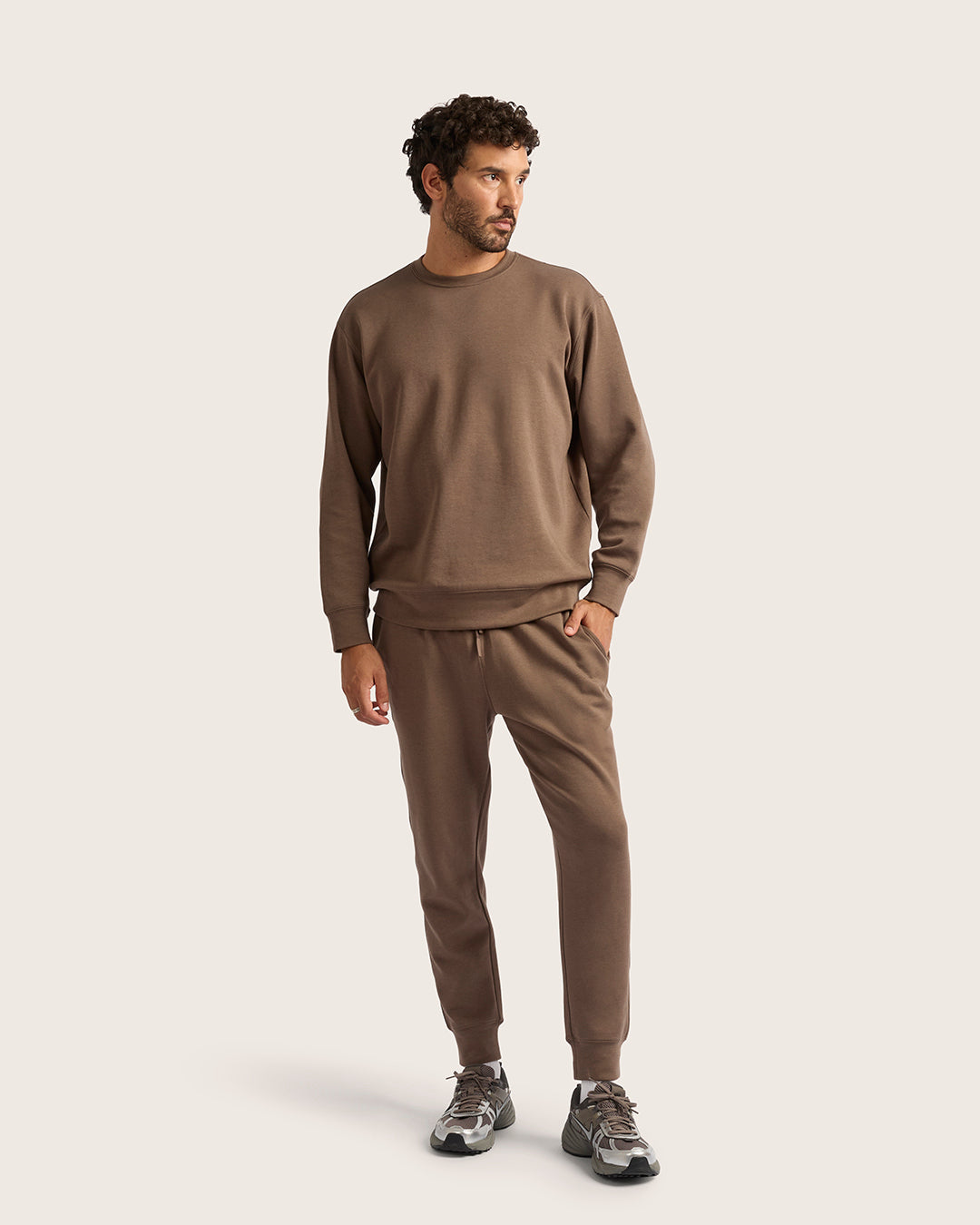 Men's Cuffed Sweat Pants - Oyster