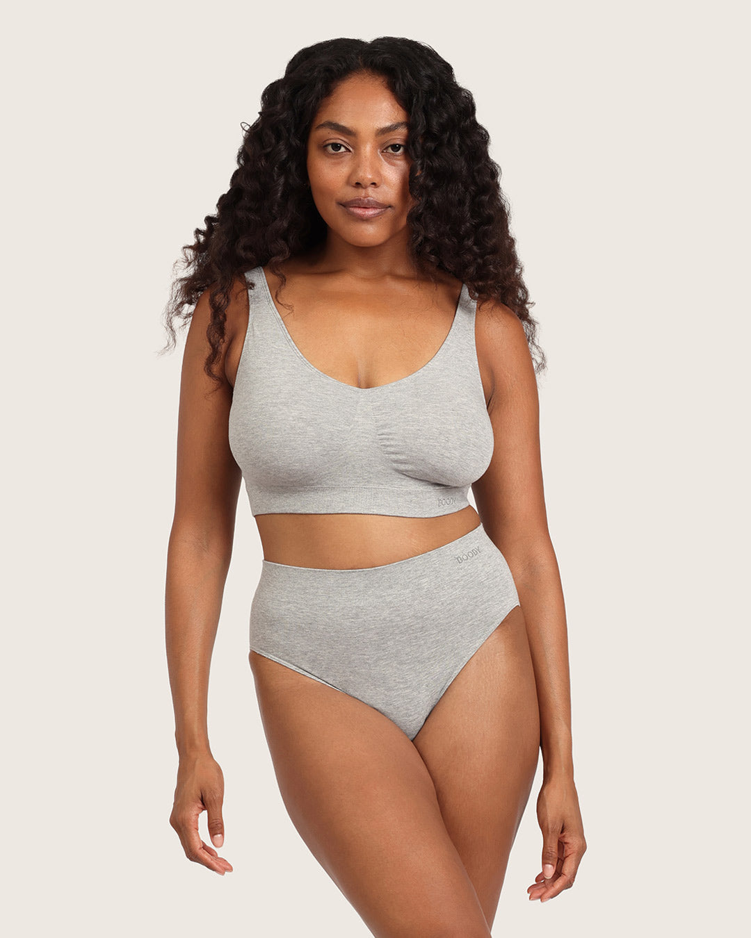 Full Briefs - Light Grey Marl