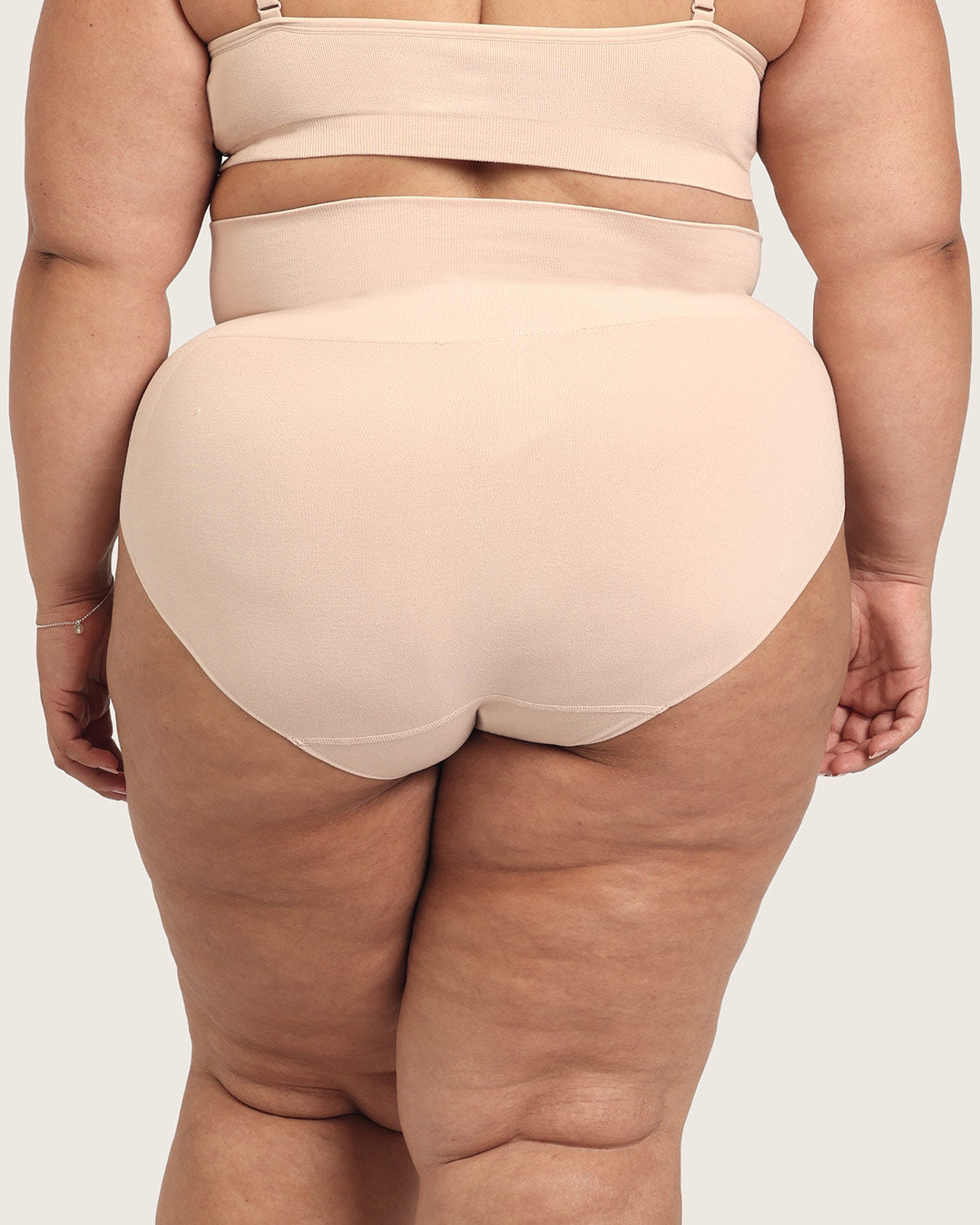 Shaper High Cut Full Briefs - Shell