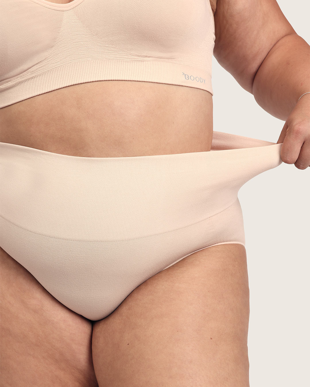 Shaper High Cut Full Briefs - Shell