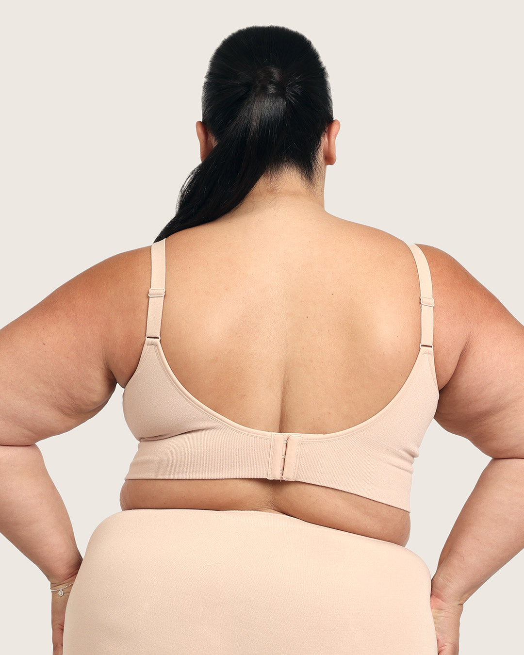 Wireless Low Back Bra - Shell