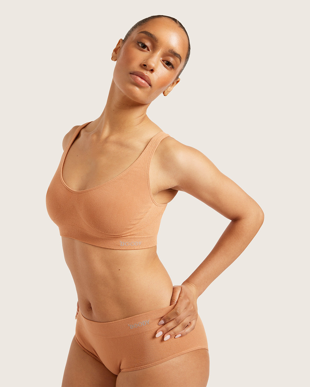 Seamfree Crop Bra - Dune