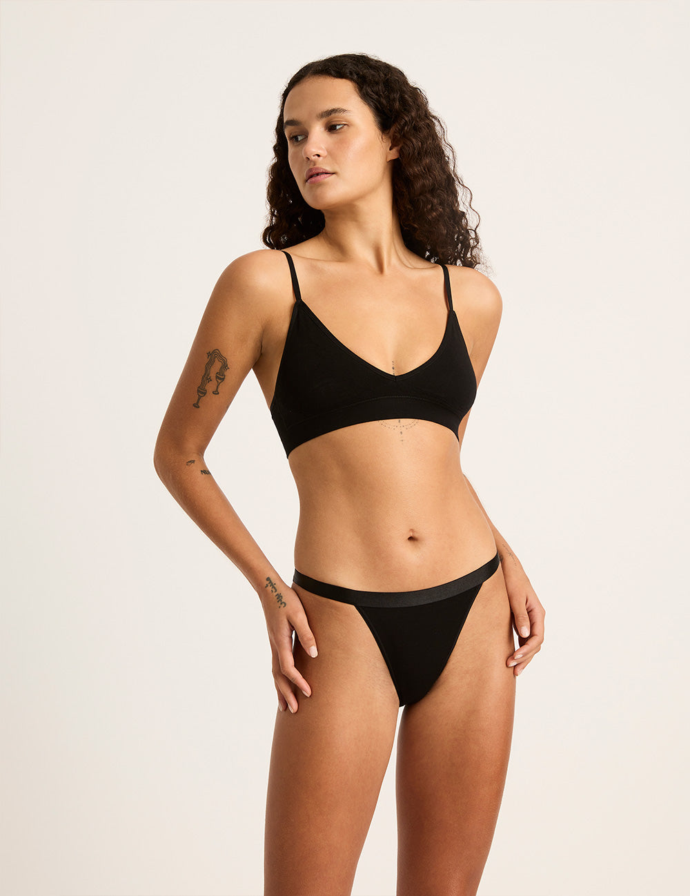 LYOLYTE Hi-Cut Bikini - Black