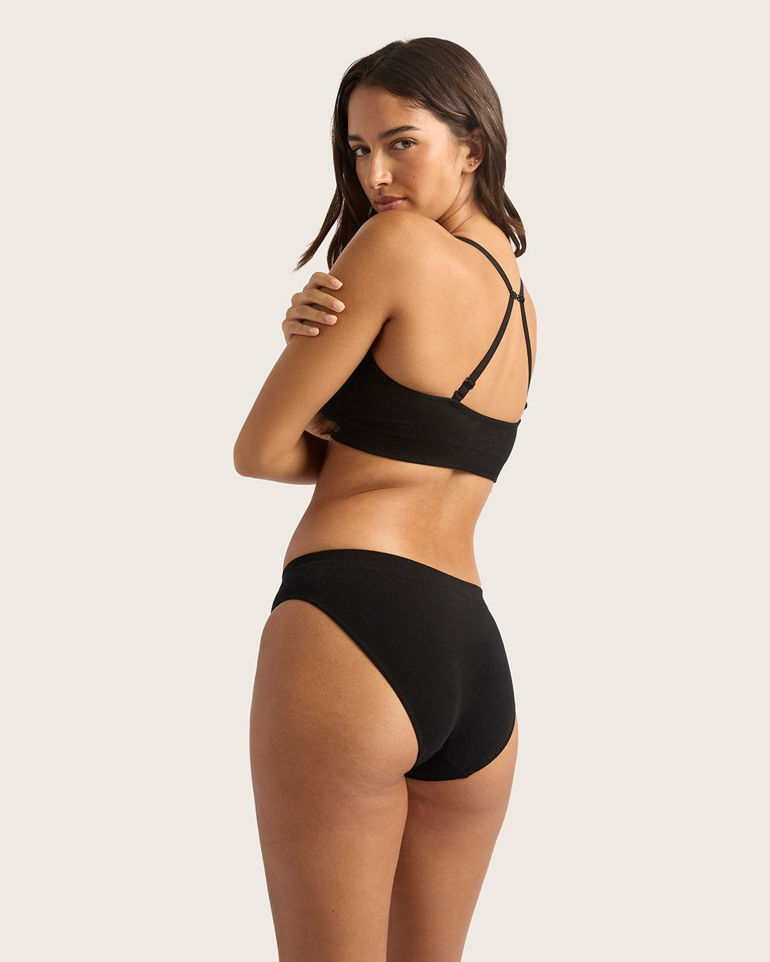 Wireless T-Shirt Bra - Black