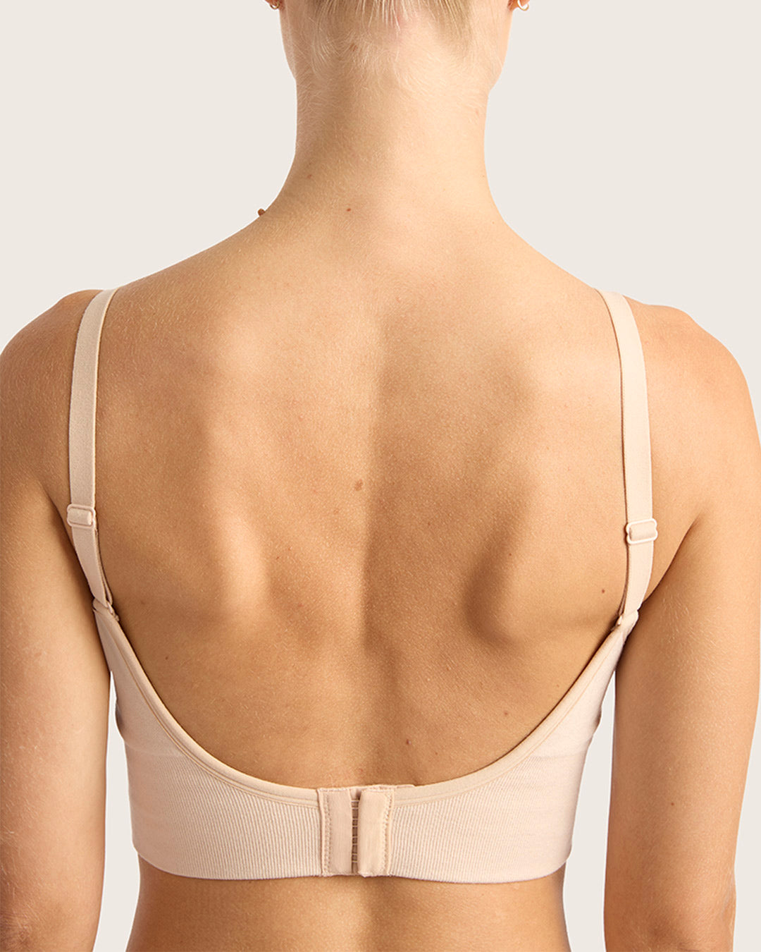 Wireless Low Back Bra - Shell