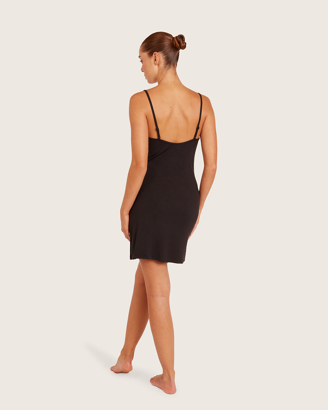 Base Layer V-Neck Slip-Black