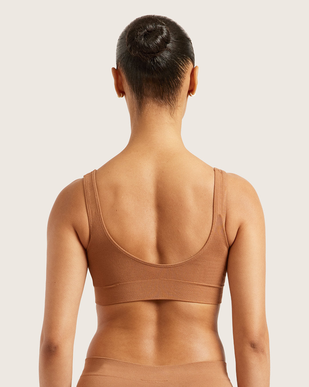 Seamfree Padded Crop Bra - Maple