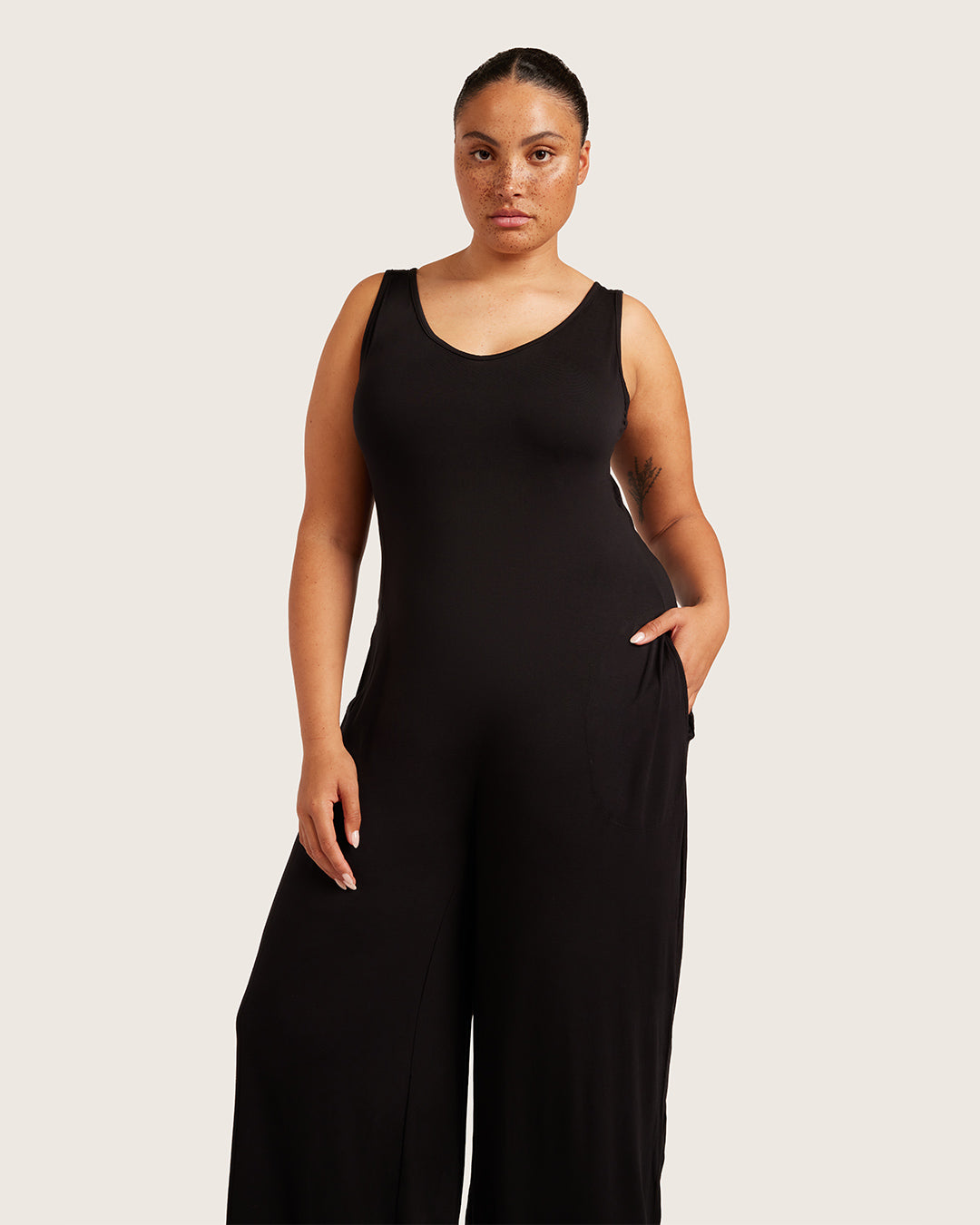Long Jumpsuit - Black