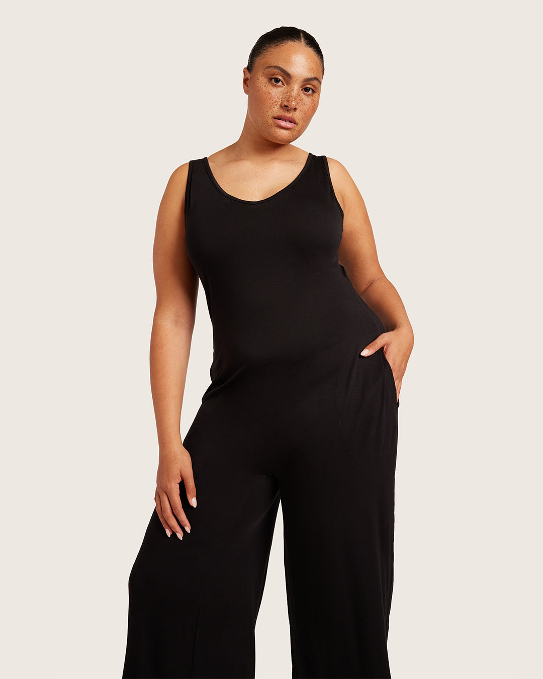 Long Jumpsuit - Black