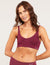 Seamfree Crop Bra - Plum