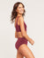 Seamfree Crop Bra - Plum