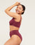 Seamfree Crop Bra - Plum