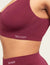 Seamfree Crop Bra - Plum