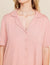 Goodnight Short Sleeve Sleep Shirt - Dusty Pink