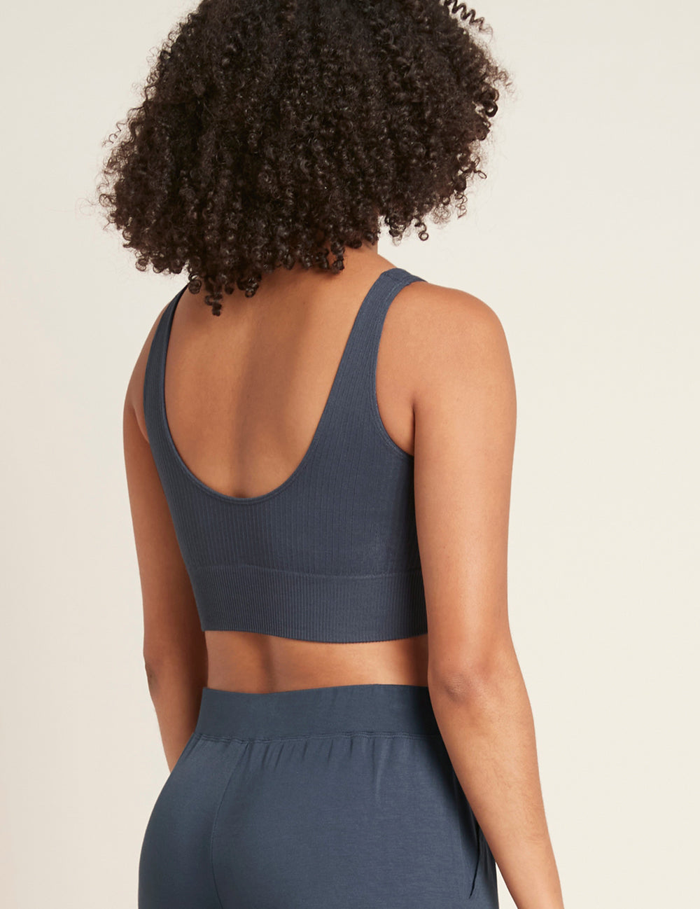Ribbed Seamfree Crop - Storm