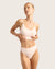 LYOLYTE Ribbed Low Back Bralette - Powder Pink