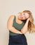 Women's Ribbed Tank Top - Moss