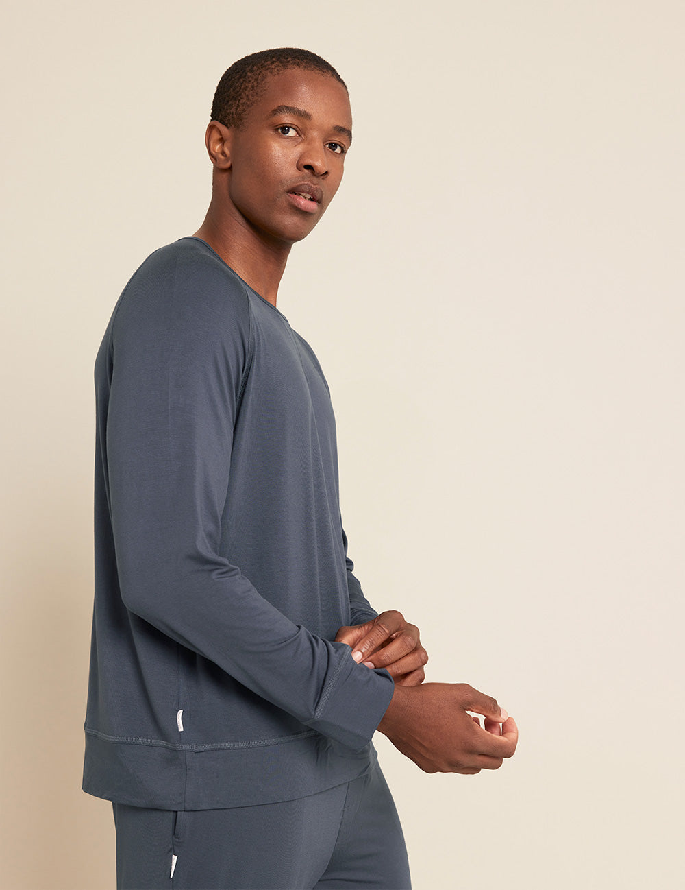 Men's Long Sleeve Sleep Tee - Storm