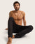 Men's Cuffed Sleep Pants - Black