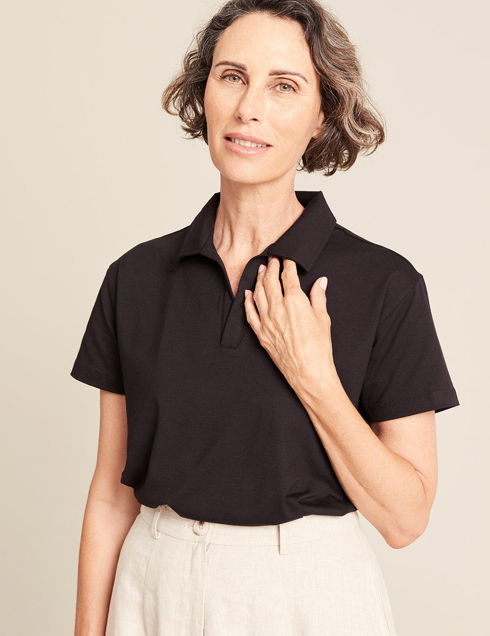 Women's Classic Polo Shirt - Black