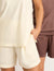 Vegan Silk Sleep Short - Pearl