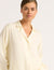 Vegan Silk Long Sleeve Shirt - Pearl