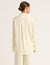 Vegan Silk Long Sleeve Shirt - Pearl