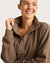 Women's Quarter Zip Sweater - Oyster