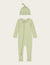 Set Giftbox - Baby Long Sleeve Romper & Knotted Beanie - Sage